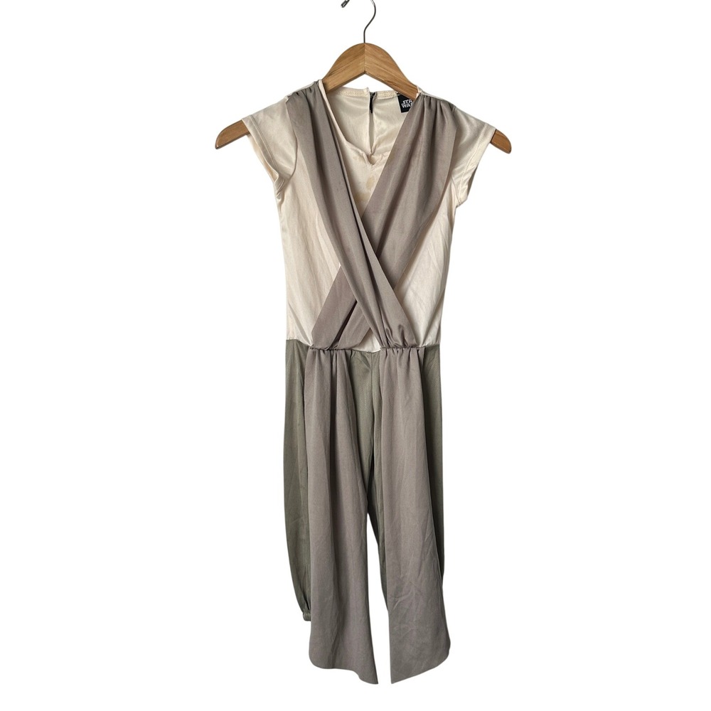 Star Wars Rey Costume Jumpsuit Kids Scavenger Outfit Rubies XS (5-6)